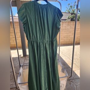 Bloom Chic Green Dress